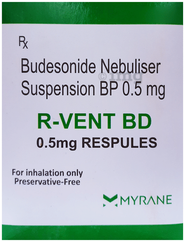 R-Vent BD 0.5mg Respules (2ml Each) image