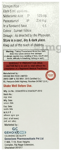 Clonadol-MF Forte Oral Suspension