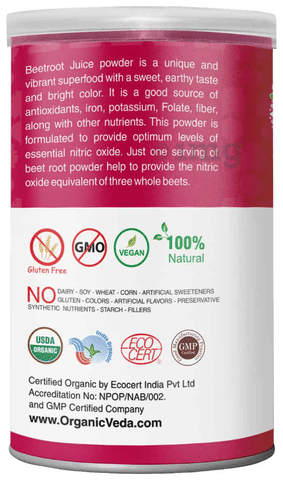Organic Veda Beetroot Juice Powder 3