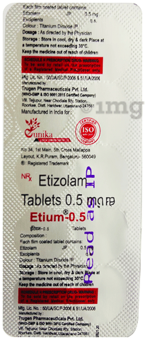 Etium 0.5 Tablet image