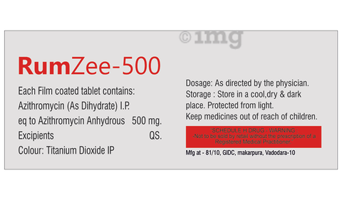 Rumzee 500 Tablet image