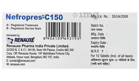 Nefropes-C 150mcg Tablet image Nefropes-C 150mcg Tablet image
