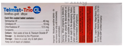 Telmist-Trio CL Tablet image Telmist-Trio CL Tablet image