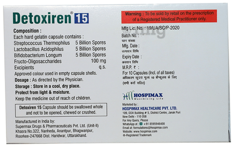 Detoxiren 15 Capsule