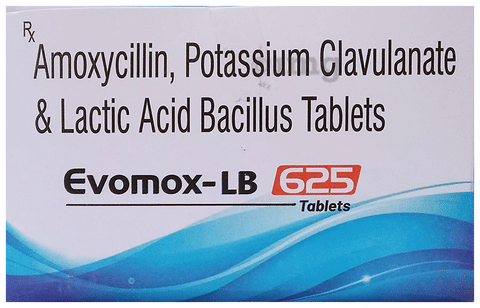 Buy Evomox-LB 625 Tablet Online: View Uses, Side Effects, Price