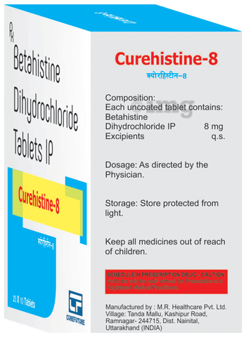 Curehistine 8 Tablet image