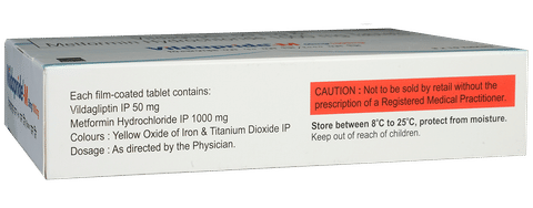 VILDApride M 1000mg/50mg Tablet image