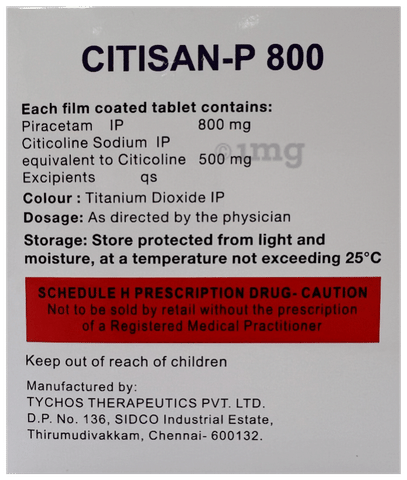 Citisan-P 800 Tablet image