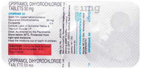 Opiprime 50 Tablet image Opiprime 50 Tablet image