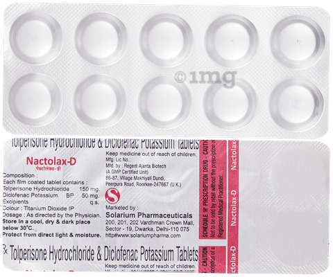 Nactolax D 150mg/50mg Tablet