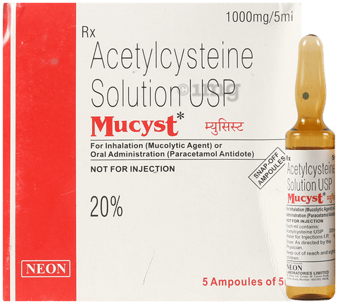 Mucyst 1000mg Injection image Mucyst 1000mg Injection image
