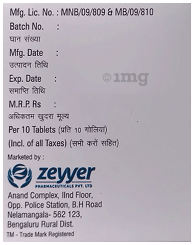 Zayoryl-M2 Forte 1000mg Tablet PR
