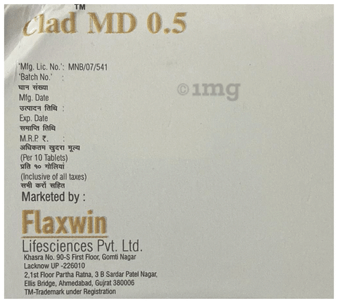 Clad MD 0.5 Tablet