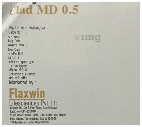 Clad MD 0.5 Tablet image