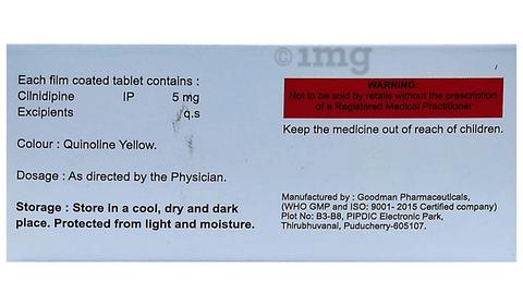Cilniron 5 Tablet image Cilniron 5 Tablet image