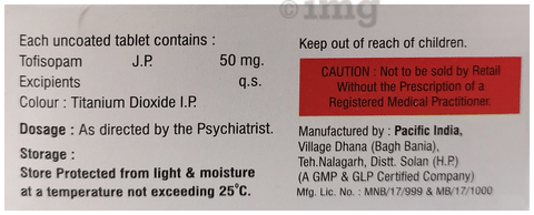 Tofisafe 50 Tablet image
