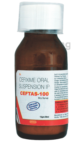 Ceftas 100mg/5ml Suspension image Ceftas 100mg/5ml Suspension image