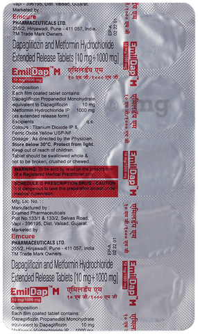 Emildap M Tablet ER image