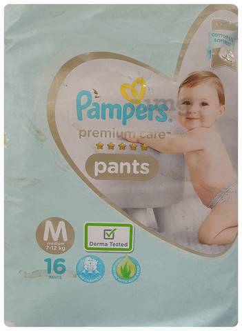 Pampers Premium Care Pants Medium size baby diapers M 38 Count Softest  ever Pampers pants Online in India Buy at Best Price from Firstcrycom   2163900