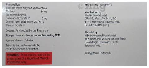 Mirabig-S 50 Tablet ER