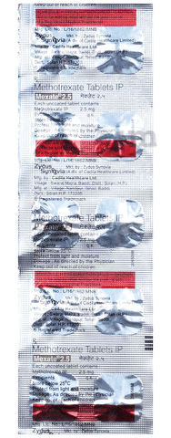 Mexate 2.5 Tablet image