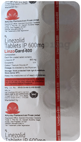 Linzogard 600 Tablet image Linzogard 600 Tablet image