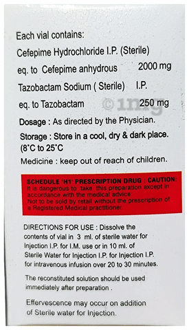 Cefpime-TZ 2.25 Injection