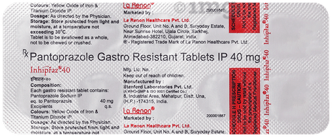 Inhipraz 40mg Tablet image