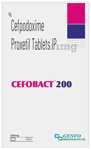 Cefobact 200 Tablet image