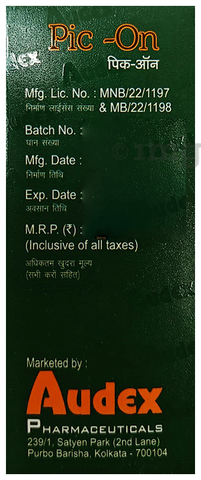 Pic-On Oral Solution Sugar Free