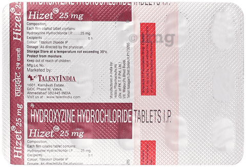 Hizet 25mg Tablet image