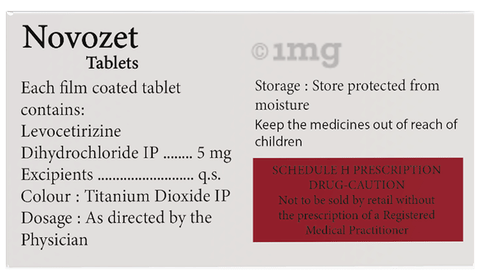 Novozet 5mg Tablet image