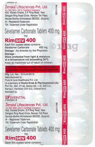 Rimsev 400 Tablet image Rimsev 400 Tablet image