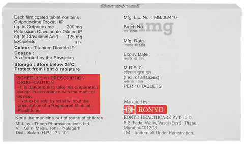 Greatcef CV Tablet image
