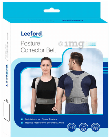 Leeford Posture Corrector Belt Medium: Buy box of 1.0 Unit at best price in  India