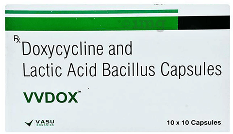 Vvdox 100mg Capsule image
