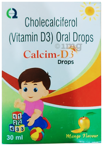 Calcim-D3 Oral Drops Mango