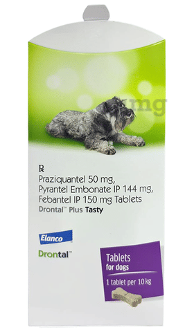 Drontal Plus Tasty Deworming Pet Tablet image