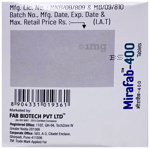 Mirafab 400 Tablet image