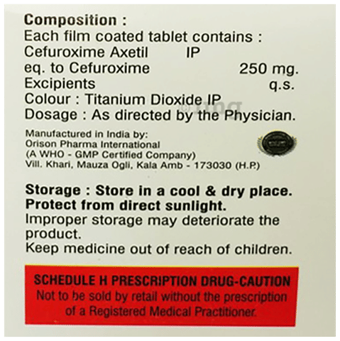 Austicef 250 Tablet image