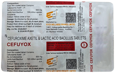 Cefuyox Tablet image