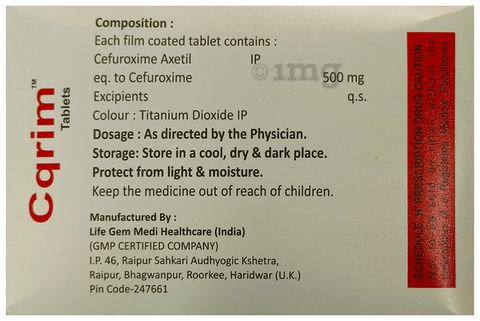 Cqrim Tablet image