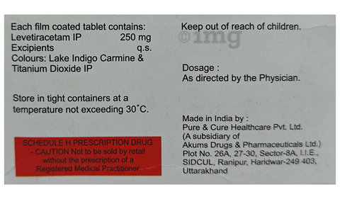 Epictal 250mg Tablet image