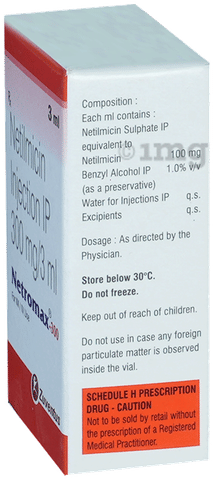 Netromax 300mg Injection image