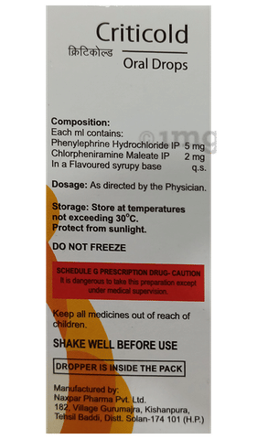 Criticold Oral Drops Orange image Criticold Oral Drops Orange image