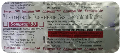 Sompraz 80mg Tablet