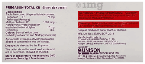 Pregason-Total XR Tablet