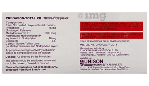 Pregason-Total XR Tablet image