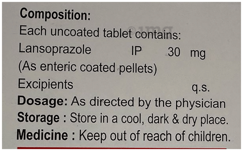Lanoklin 30 Tablet MD image Lanoklin 30 Tablet MD image