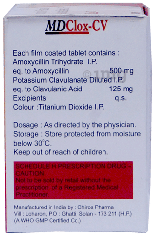 MD Clox-CV Tablet image
